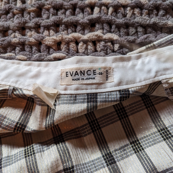 VINTAGE - Checkered button down shirt from the 80s - 3 for 20$ - Picture 5 of 7